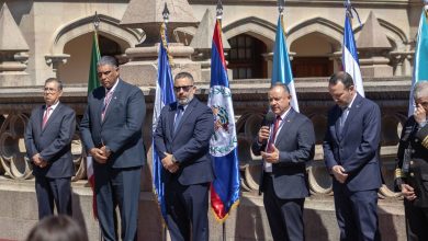 El ministro de Interior y Polic.ia, Jesús Vásquez Martínez, en la clausura de la “Primera Conferencia Regional de Ministros y Secretarios de Seguridad” en Guatemala.