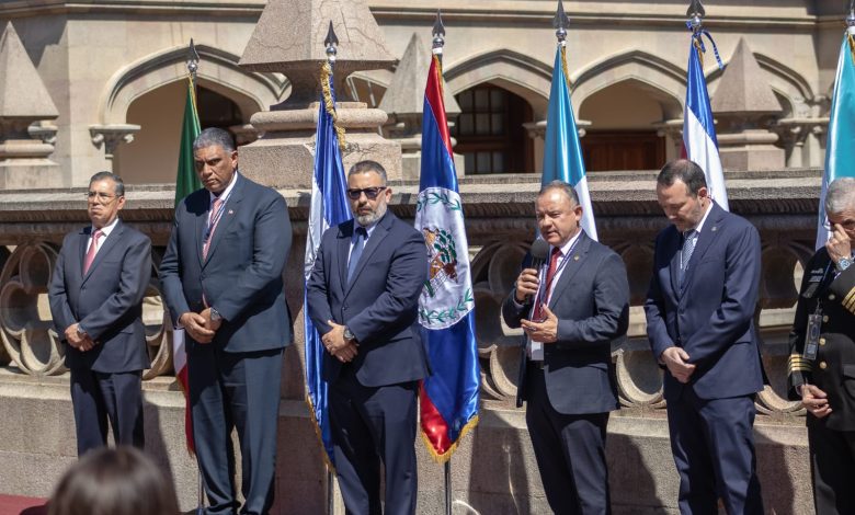 El ministro de Interior y Polic.ia, Jesús Vásquez Martínez, en la clausura de la “Primera Conferencia Regional de Ministros y Secretarios de Seguridad” en Guatemala.
